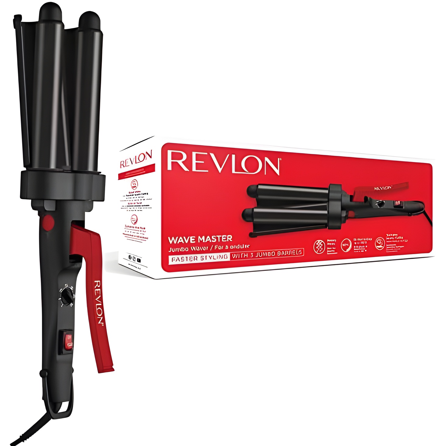 Revlon Rizador Master Jumbo Turmalina Cerámica 30 Ajustes de Calor