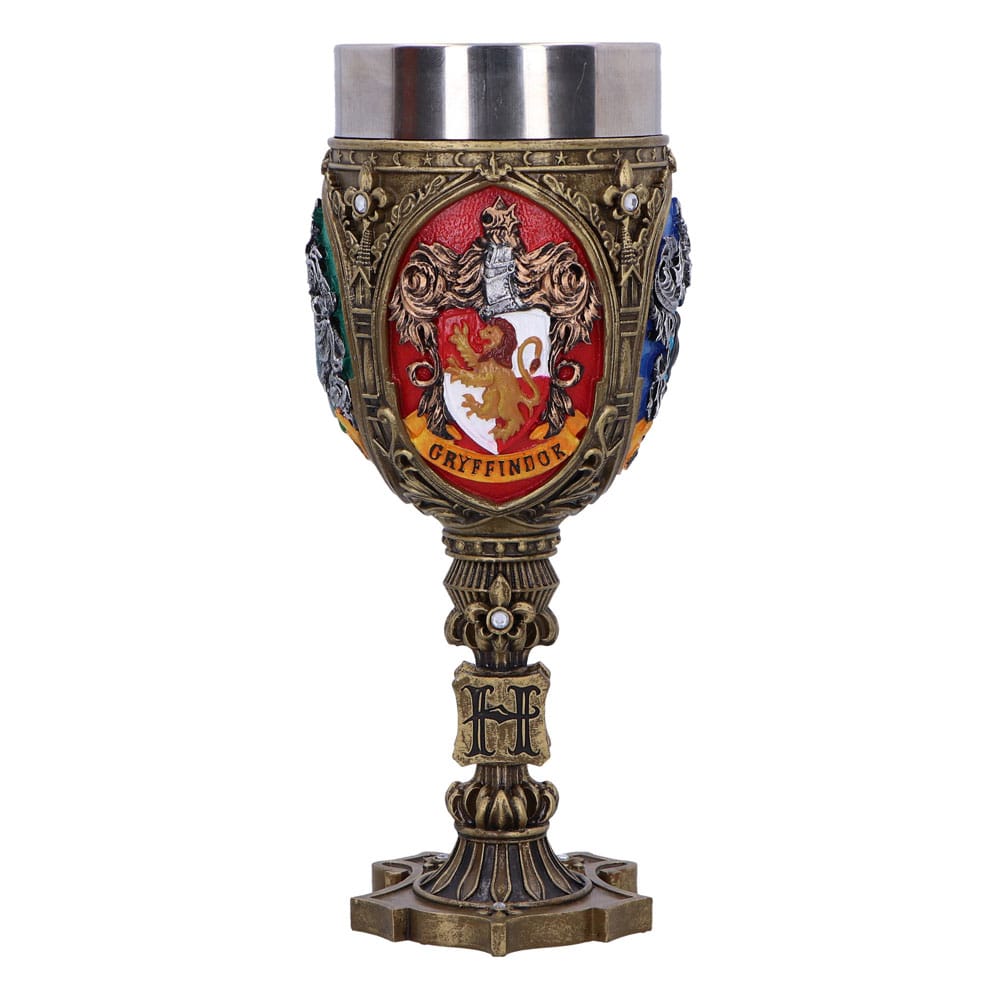 Nemesis Now Harry Potter Four House Hogwarts - Copa coleccionable de 19,5 cm, resina, fundida en la mejor resina, pintada a mano por expertos