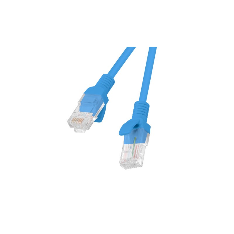 Lanberg - PCU6-10CC-0200-B cable de red Azul 2 m Cat6 U/UTP (UTP) PCU6-10CC-0200-B