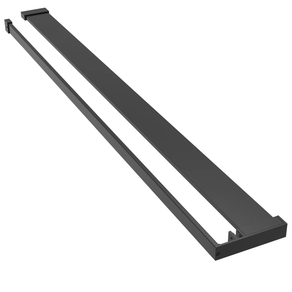 vidaXL Estante de pared de ducha aluminio 115 cm toallero Color Blanco,  Plateado,  Negro y mas