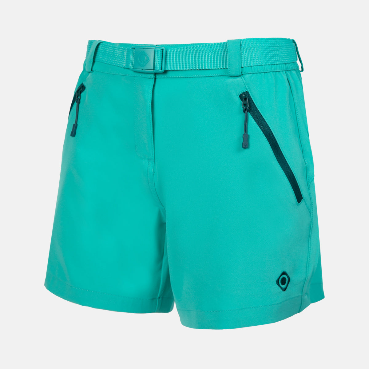 Izas - Pantalón Corto de Montaña para Mujer - Pantalón de Trekking y Senderismo - Tecnología Dry Fit Que Expulsa el Sudor a la Superficie - Transpirable y de Secado Rápido - Rillo Negro - 2XL