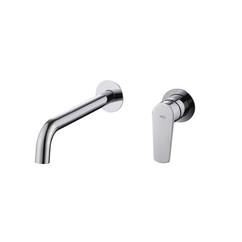 Imex Bélgica GLZ044 grifo de lavabo empotrado monomando de latón con acabado cromado