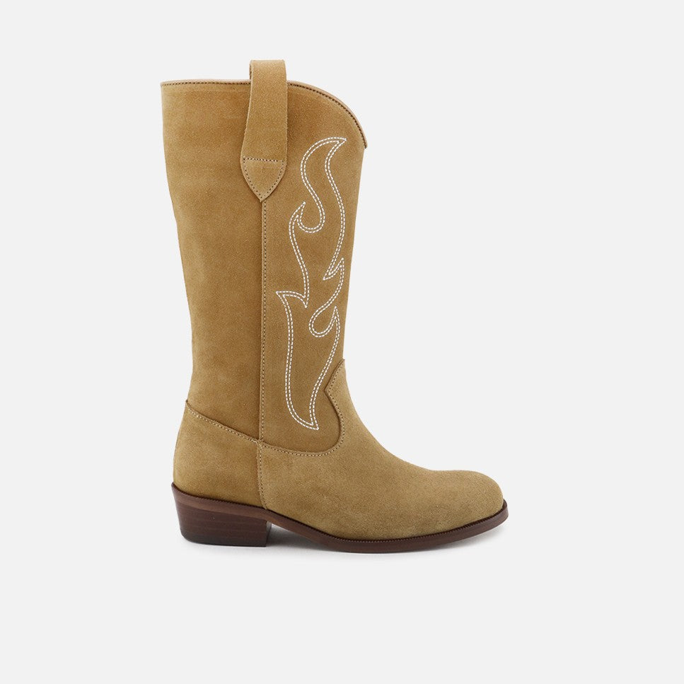 Botas Camperas Serraje Cuero Sibaritas | Eli 1957