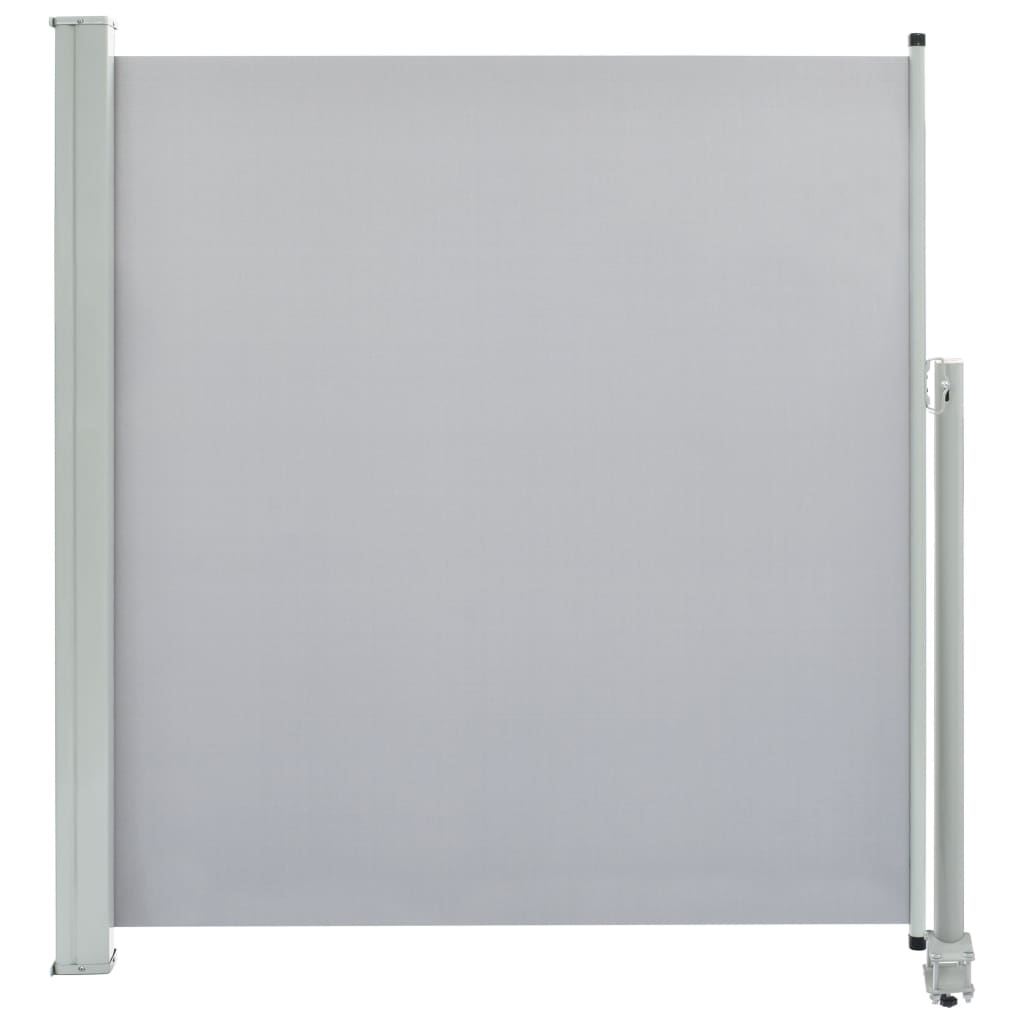 vidaXL Toldo lateral retráctil para patio 140x300 cm Color Negro, Gris,
