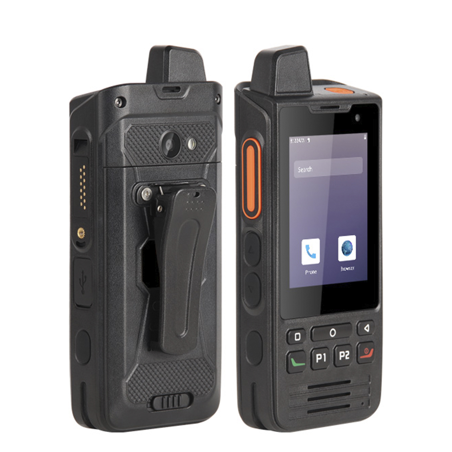 DAM. Smartphone Rugerizado F60 4G, Android 9, 1GB RAM + 8GB. Pantalla 2,8''. 8mpx + 5mpx. GPS. IP68. 3 PROOF LEVEL (Anti-caida,Polvo,Agua).Con Zello Walkie Talkie.Altavoz 2W. Antena amplificadora. 7x2,4x14,7cm