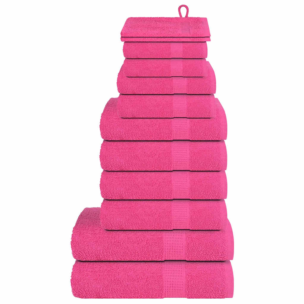 vidaXL Juego de toallas FROGN de 12 piezas 360 g/m²