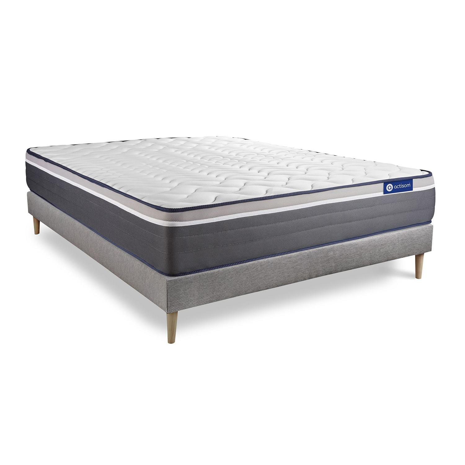 Pack colchón Actiflex plus 150x190cm + Somier, Muelles ensacados y espuma viscoelástica