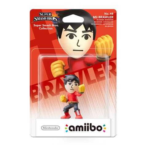 Amiibo Mii Brawler - Nintendo - Nuevo Precintado