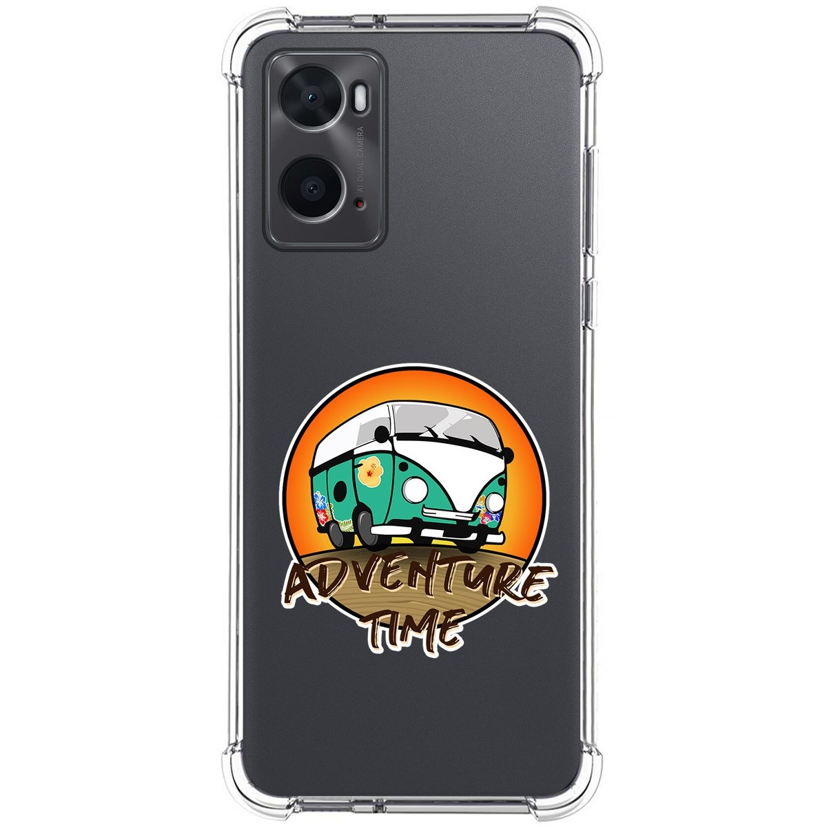 Funda Silicona Antigolpes para Oppo A76 / A96 diseño Adventure Time Dibujos