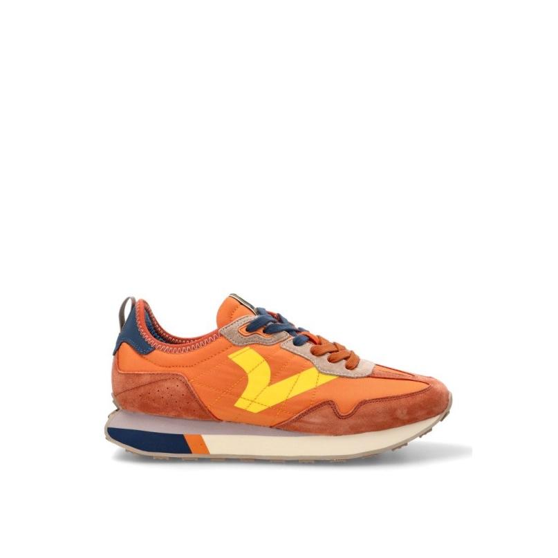 Zapatillas Casual Victoria - Hombre - Suela Plana - Modelo 8813100 - Color Naranja