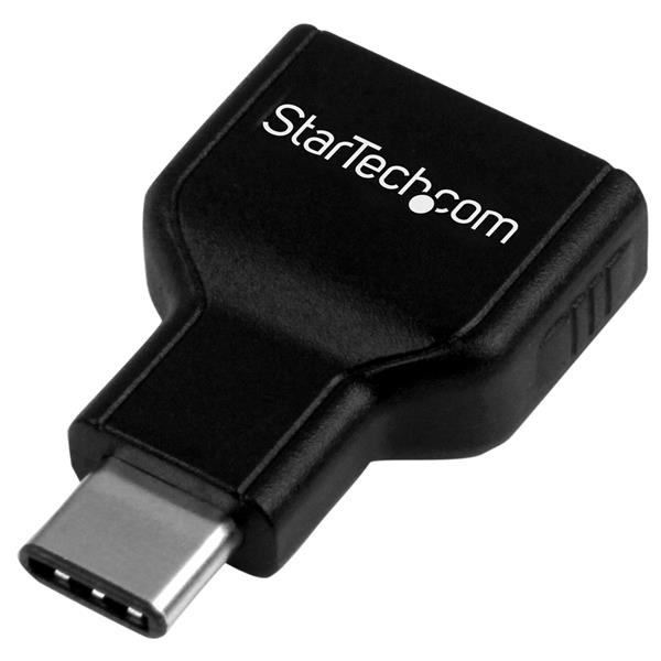 StarTech.com USB31CAADG, USB C 3.0, USB A 3.0, Macho/hembra, Negro