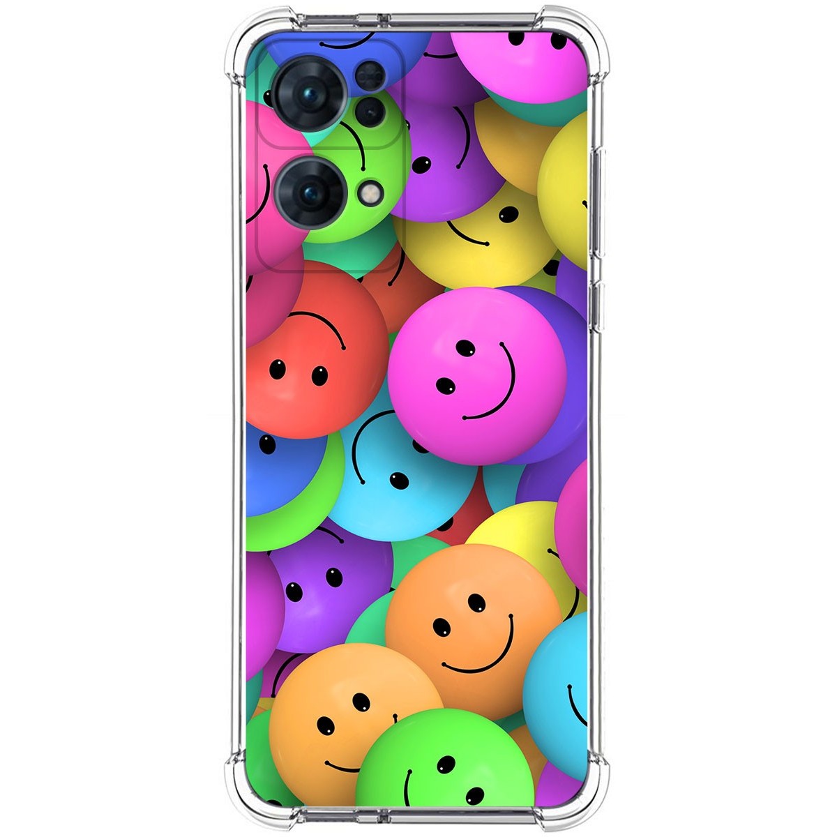 Funda Silicona Antigolpes para Oppo Reno 7 Pro 5G diseño Smile Dibujos