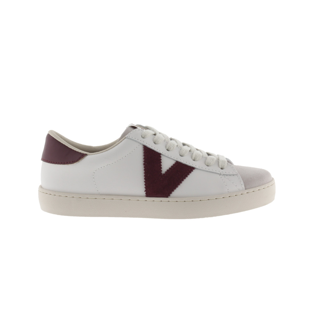 Victoria Berlín Zapatillas de piel con piezas de color y puntera de serraje 1126142