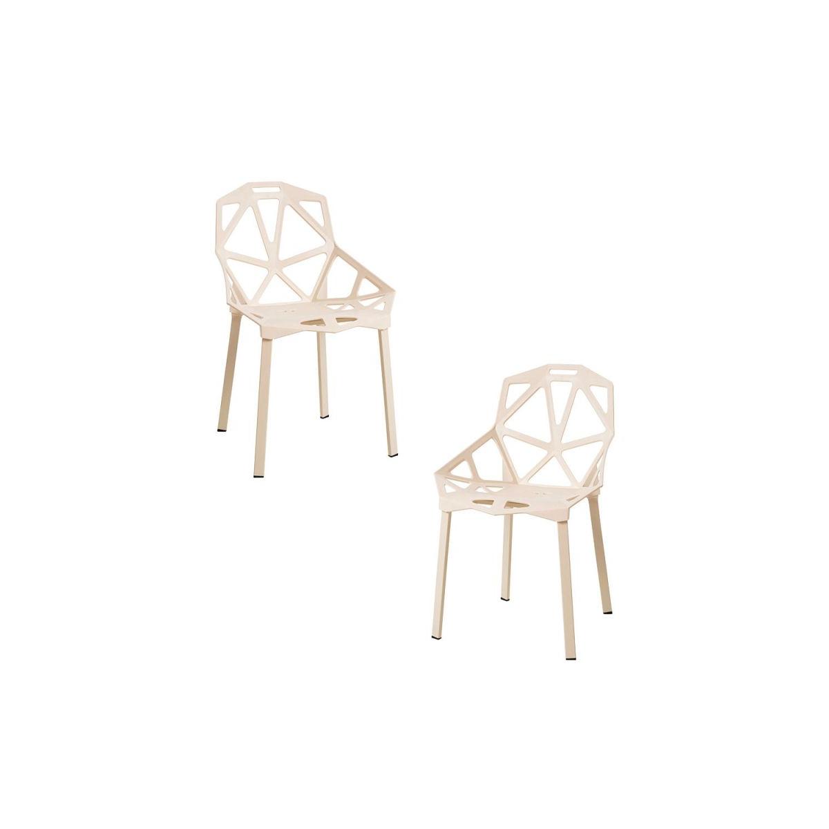 Regalos Miguel - Packs Sillas Comedor - Pack 2 Sillas Omega - Beige