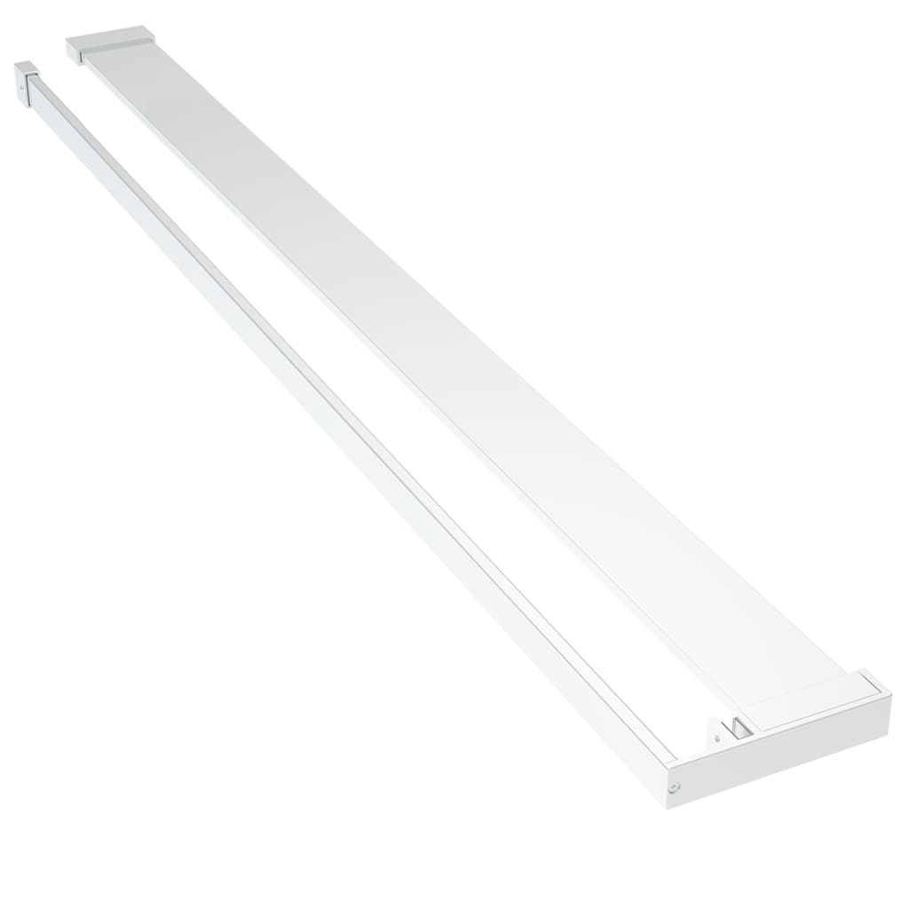 vidaXL Estante de pared de ducha aluminio 115 cm toallero Color Blanco,  Plateado,  Negro y mas