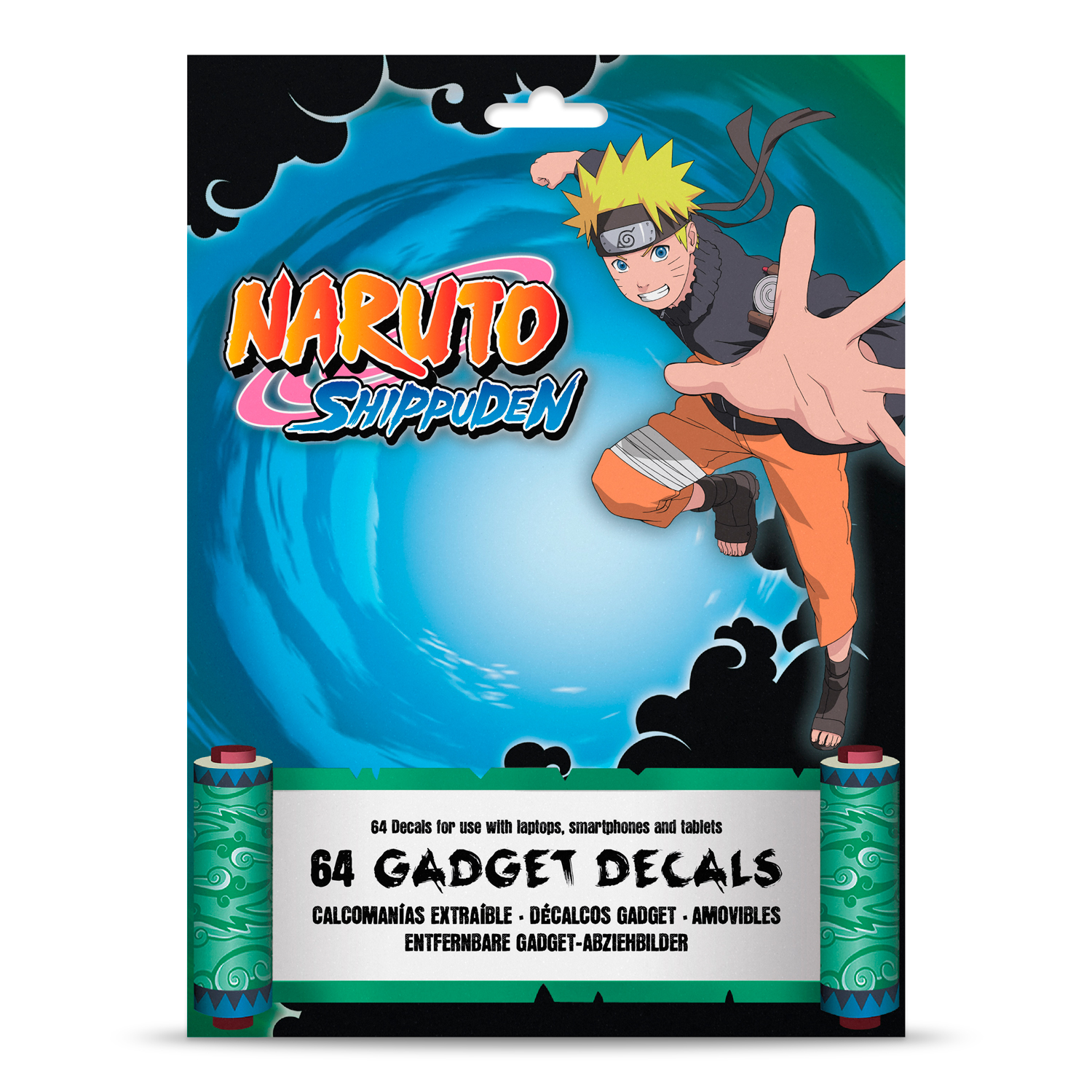 Pegatinas reutilizables naruto shippuden