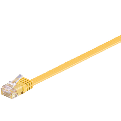 Goobay RJ-45 CAT6 1m 1m Cat6 U/UTP (UTP) Amarillo - Cable de red (1 m, Cat6, U/UTP (UTP), RJ-45, RJ-45, Amarillo)