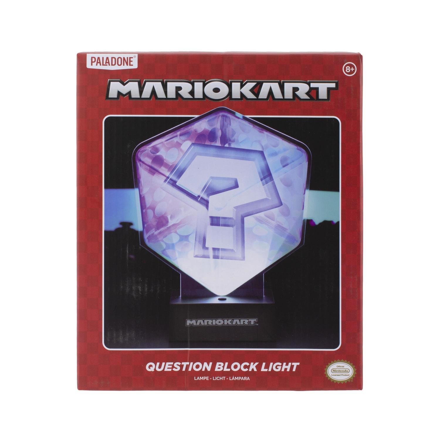 Paladone Lámpara Nintendo Mario Kart Bloque Interrogación Acrílico Coleccionables