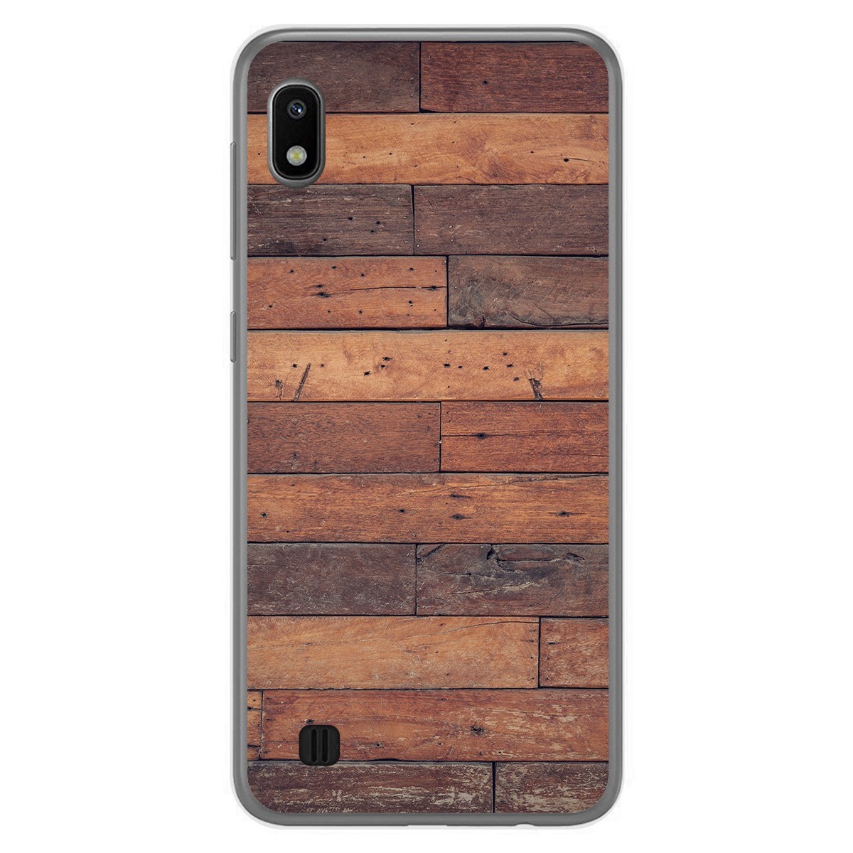 Tumundosmartphone Funda Gel Tpu para Samsung Galaxy A10 diseño Madera 03 Dibujos