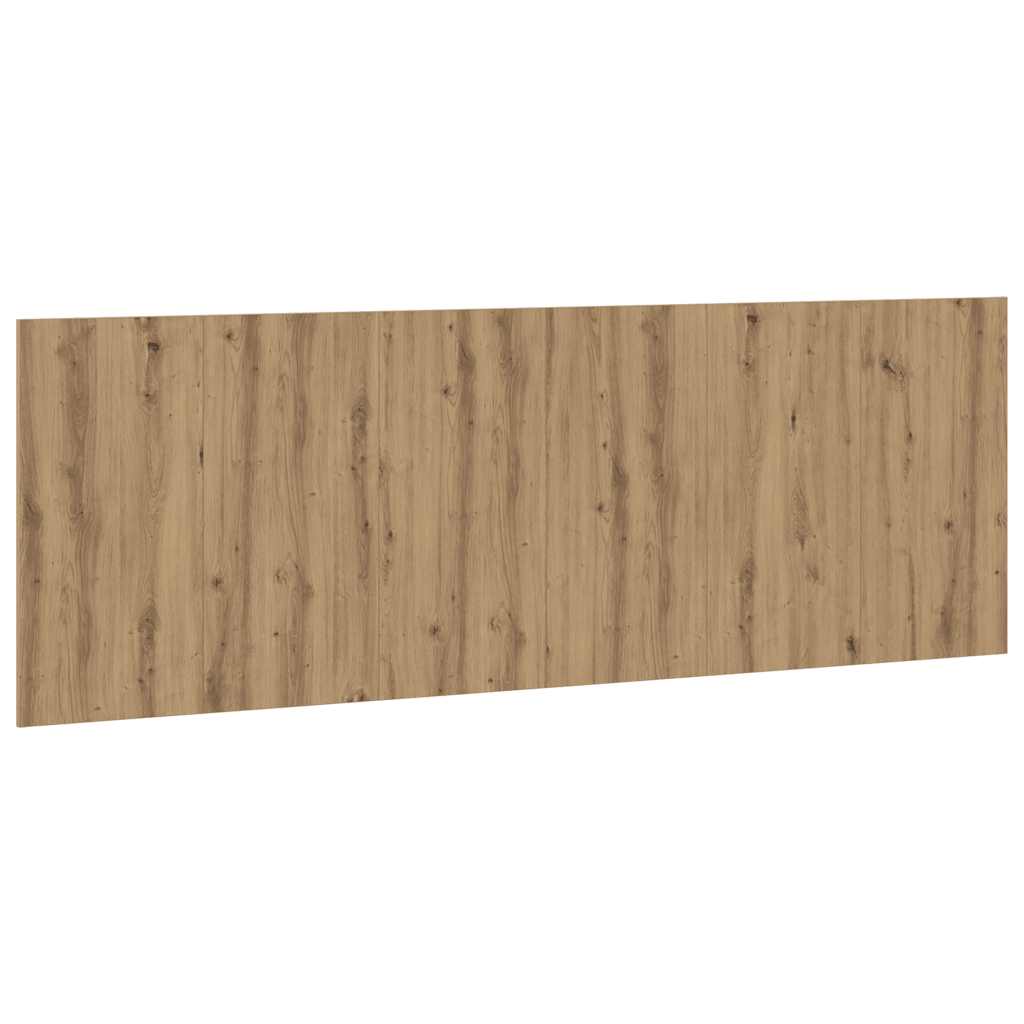 vidaXL Cabecero de pared madera ingeniería roble artisian 240x1,5x80cm