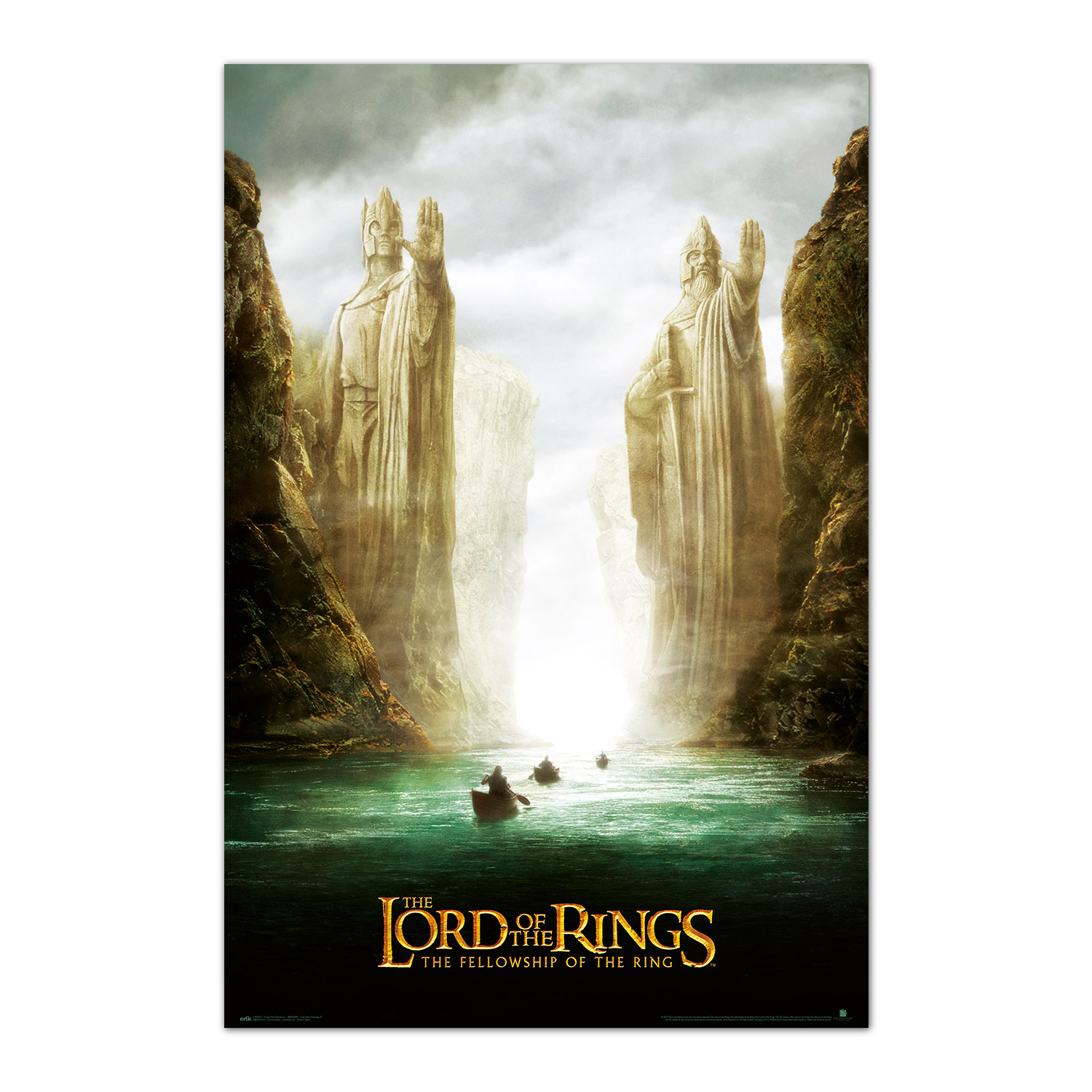 Lydsto Póster Señor de los Anillos Argonath 61 X 91 5 Cm - Decoración de Alta Calidad