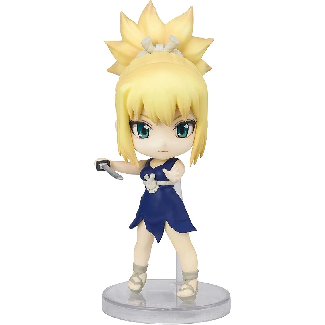 TAMASHII NATIONS - Figura coleccionable Dr. Stone Kohaku Figuarts Mini DS634696 articulada para fans y coleccionistas, diseño estilizado y detallado