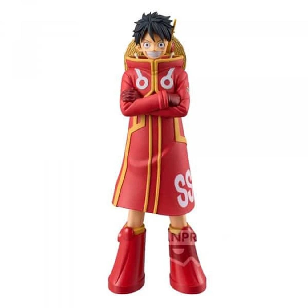 Banpresto - Figura de colección One Piece Dxf The Grandline Series Egg Head Luffy 16 cm para adultos mayores de 15 años, pose dinámica y acabado detallado