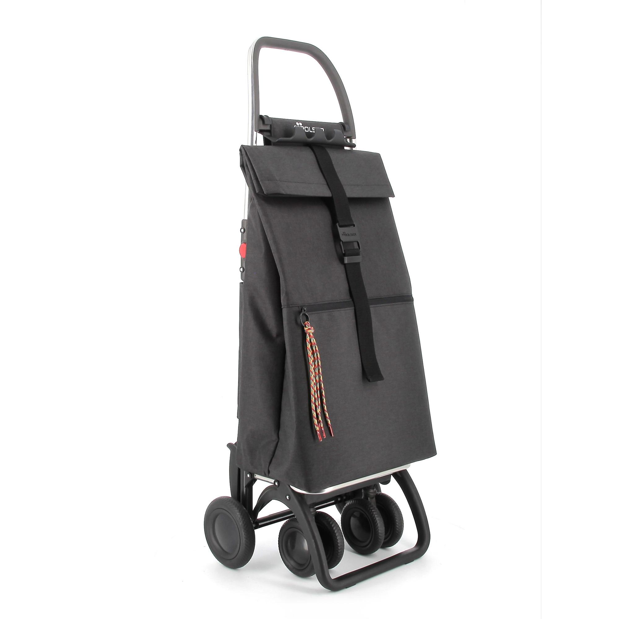 Carro Rolser Big Tweed 4 Ruedas 2 Giratorias Plegable