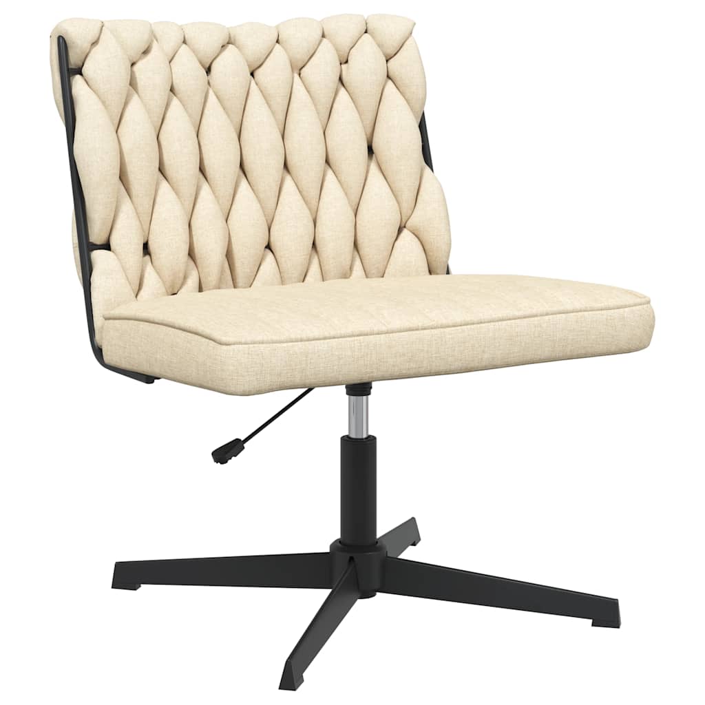 vidaXL Silla de oficina giratoria de tela