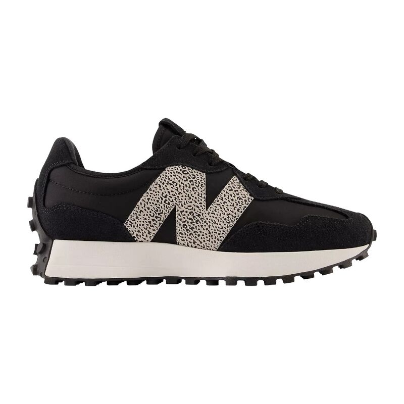 Zapatillas Negras New Balance 327 con N con Estampado Black con Sea Salt Cómodas y Ligeras