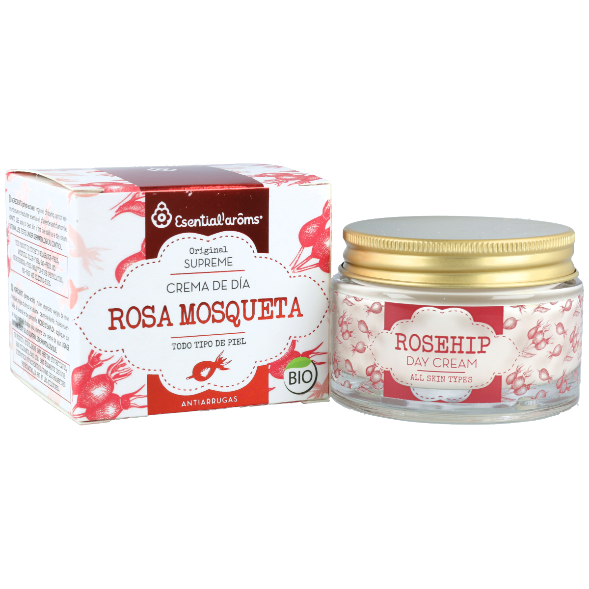 Crema Facial Rosa Mosqueta 50 g de crema Esential Aroms