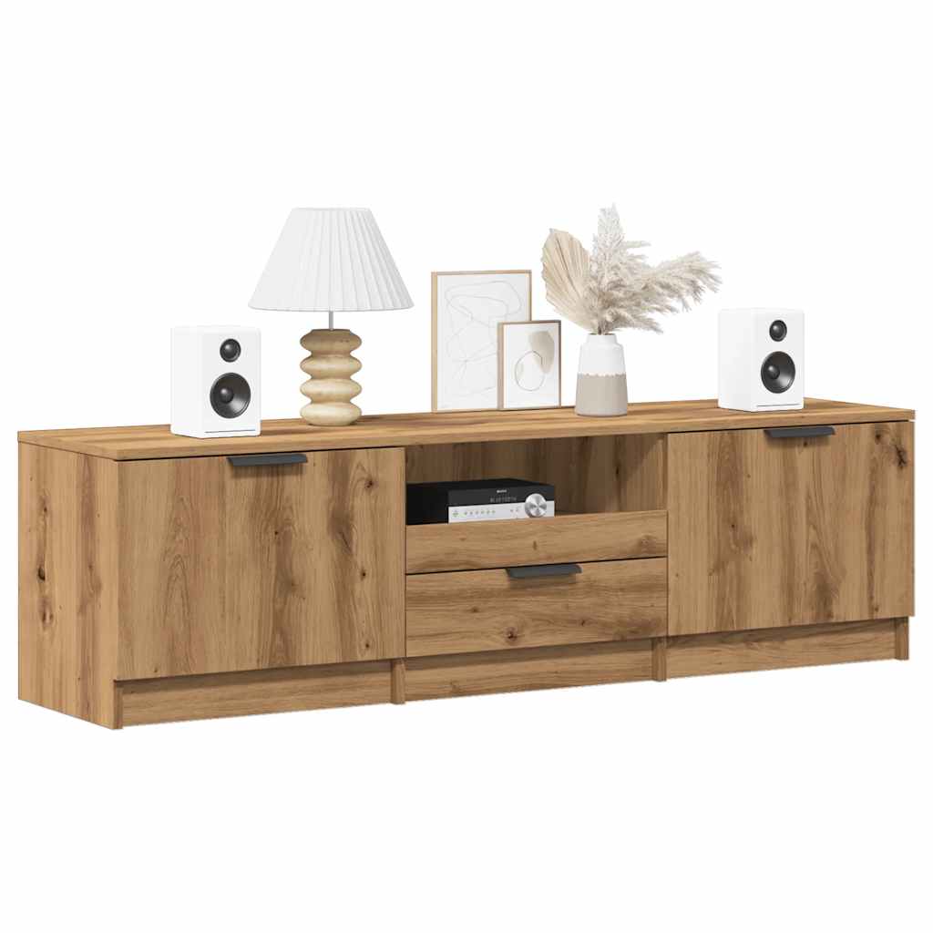 vidaXL Mueble de TV madera de ingeniería roble artisan 140x35x40 cm