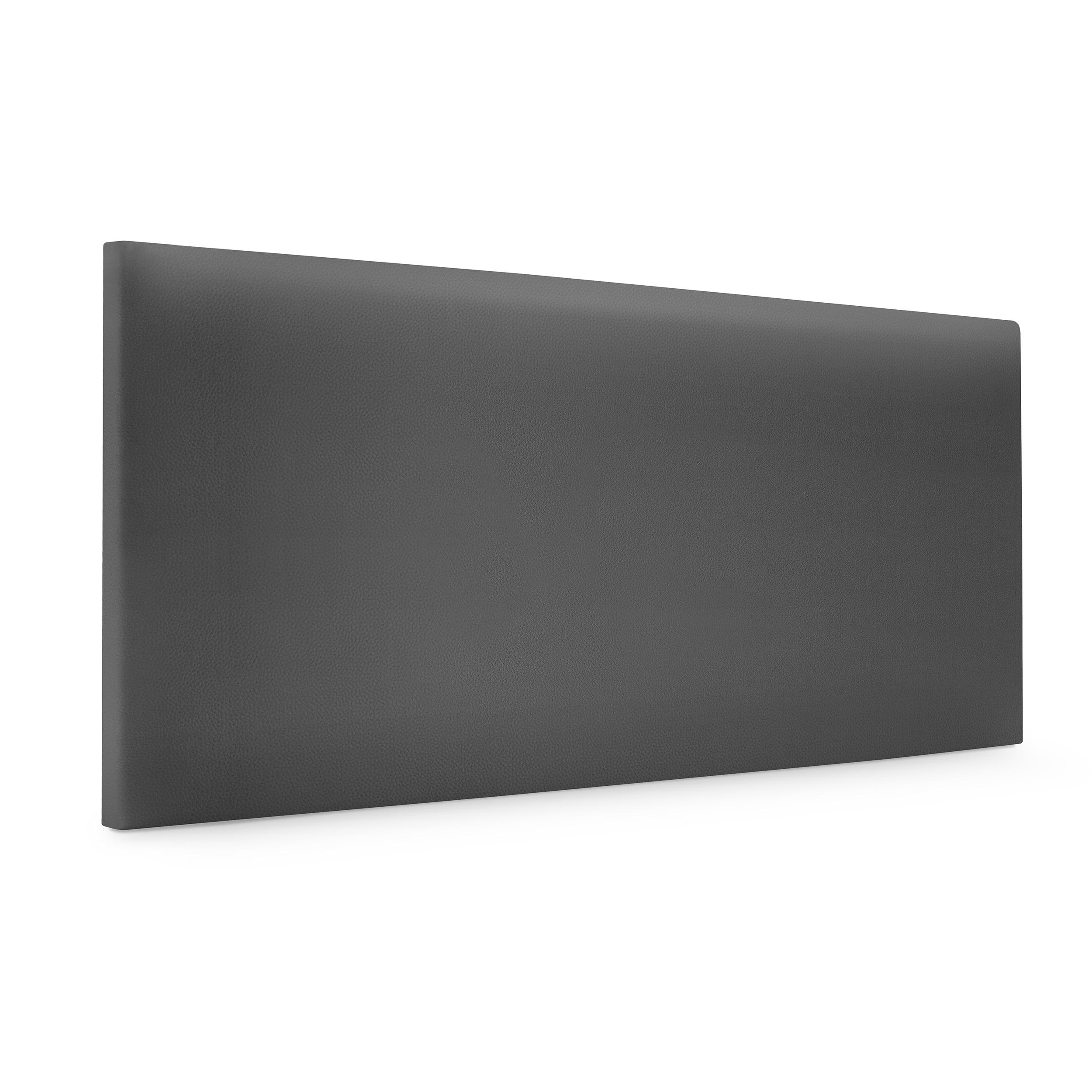 DHOME Cabecero de Polipiel o Tela AQUALINE Liso Cabeceros Cabezal Tapizado Cama Lujo (Gris Polipiel)