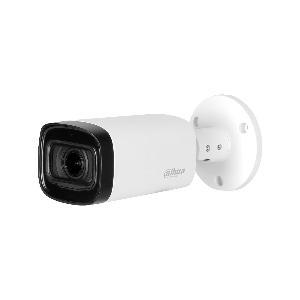 Cámara 4 en 1 Dahua de 2MP de exterior, ICR, 0,01/0,001 lux, Smart IR 80m, Óptica motorizada 2,7~12 mm, Protección IP67