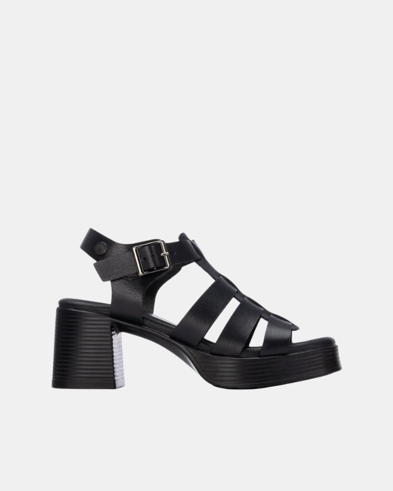 REFRESH 175095 Sandalias Abiertas Mujer Negro