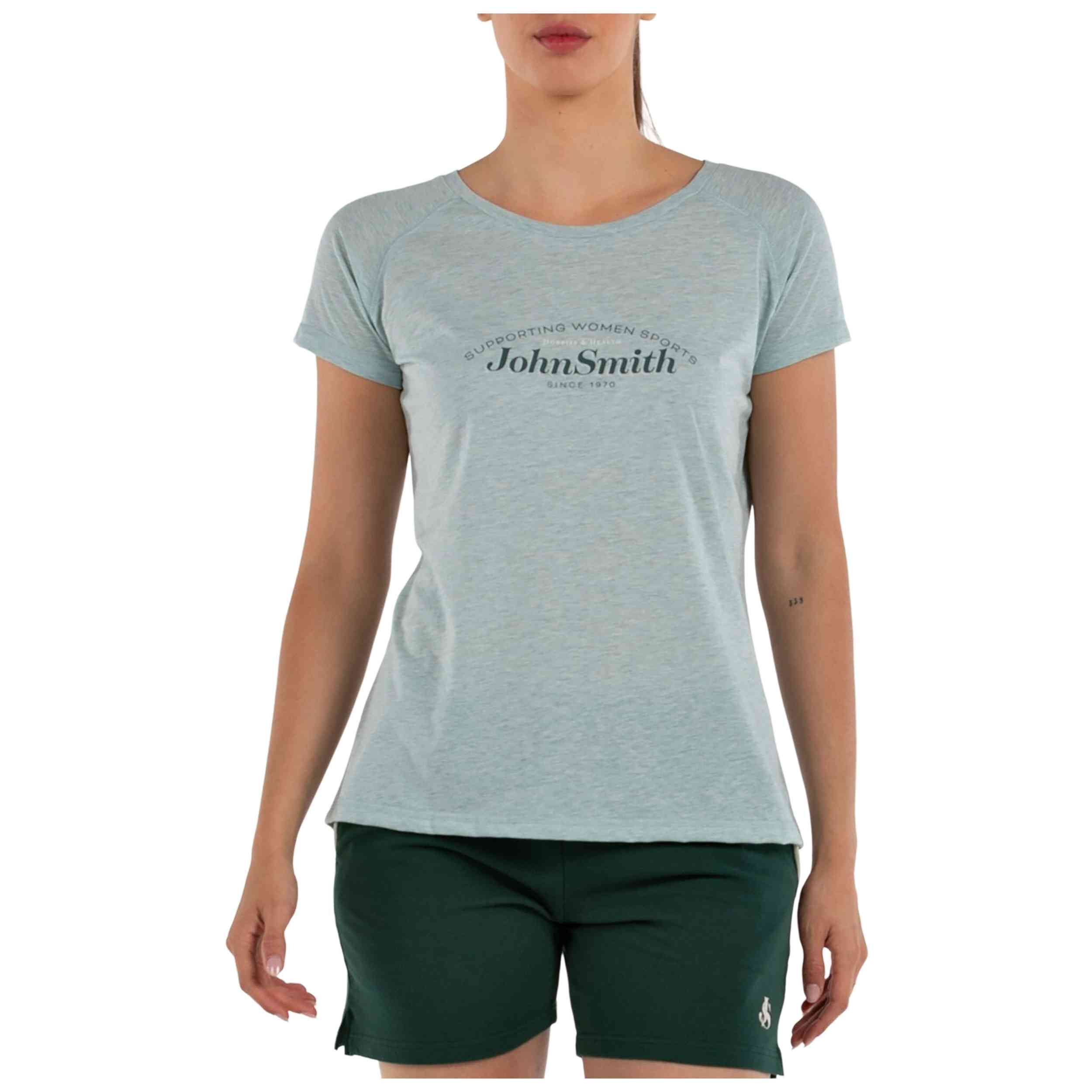 Camiseta De Manga Corta John Smith modelo BY25193000-193000 para Mujer en color Azul