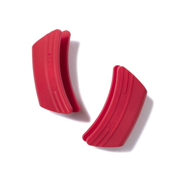 Set de 2 Protectores de Silicona Originales Le Creuset para Asas de Cocotte, Seguridad y Comodidad en el Manejo