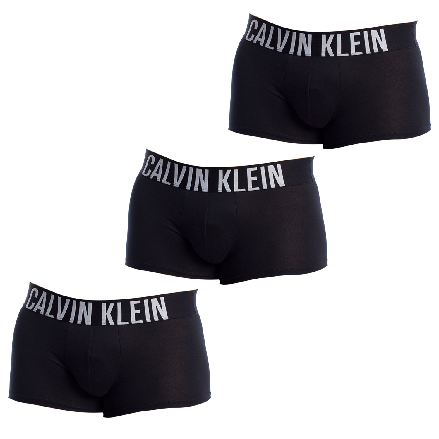Calvin Klein-Pack 3 Boxers Hombre Intense Power Cotton Stretch Trunks NB3608A