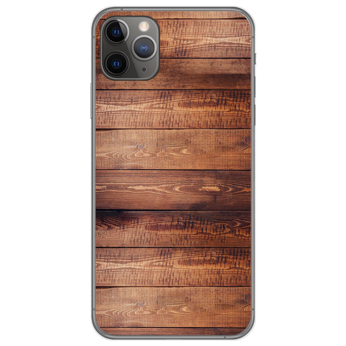 Tumundosmartphone Funda Gel Tpu para Iphone 11 Pro (5.8) diseño Madera 02 Dibujos