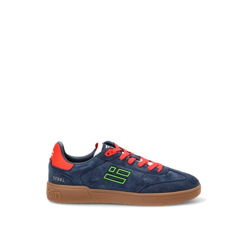 Zapatillas Casual D´franklin - Hombre - Suela Plana - Modelo Dfsh387005 - Color Marino