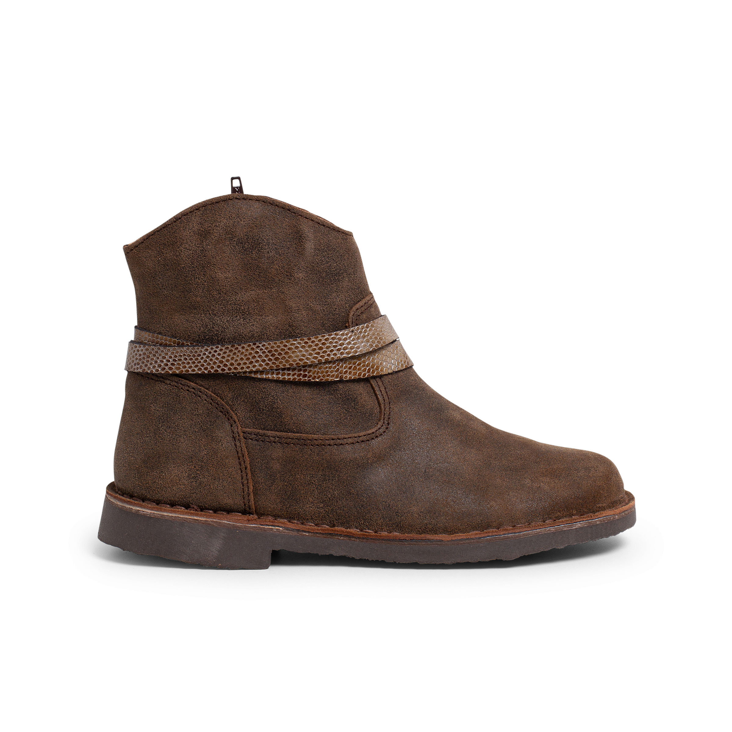 Pisamonas Botas Bajas Con Adorno Efecto Serpiente