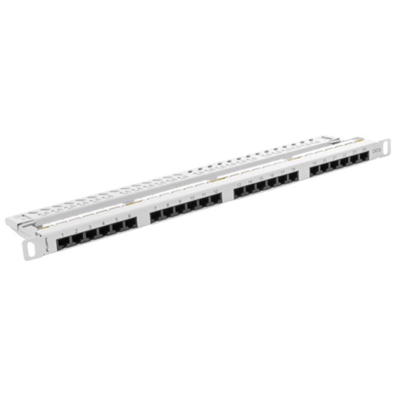 Lanberg Patch Panel 24 Port 0.5U Cat.6 Utp Gray