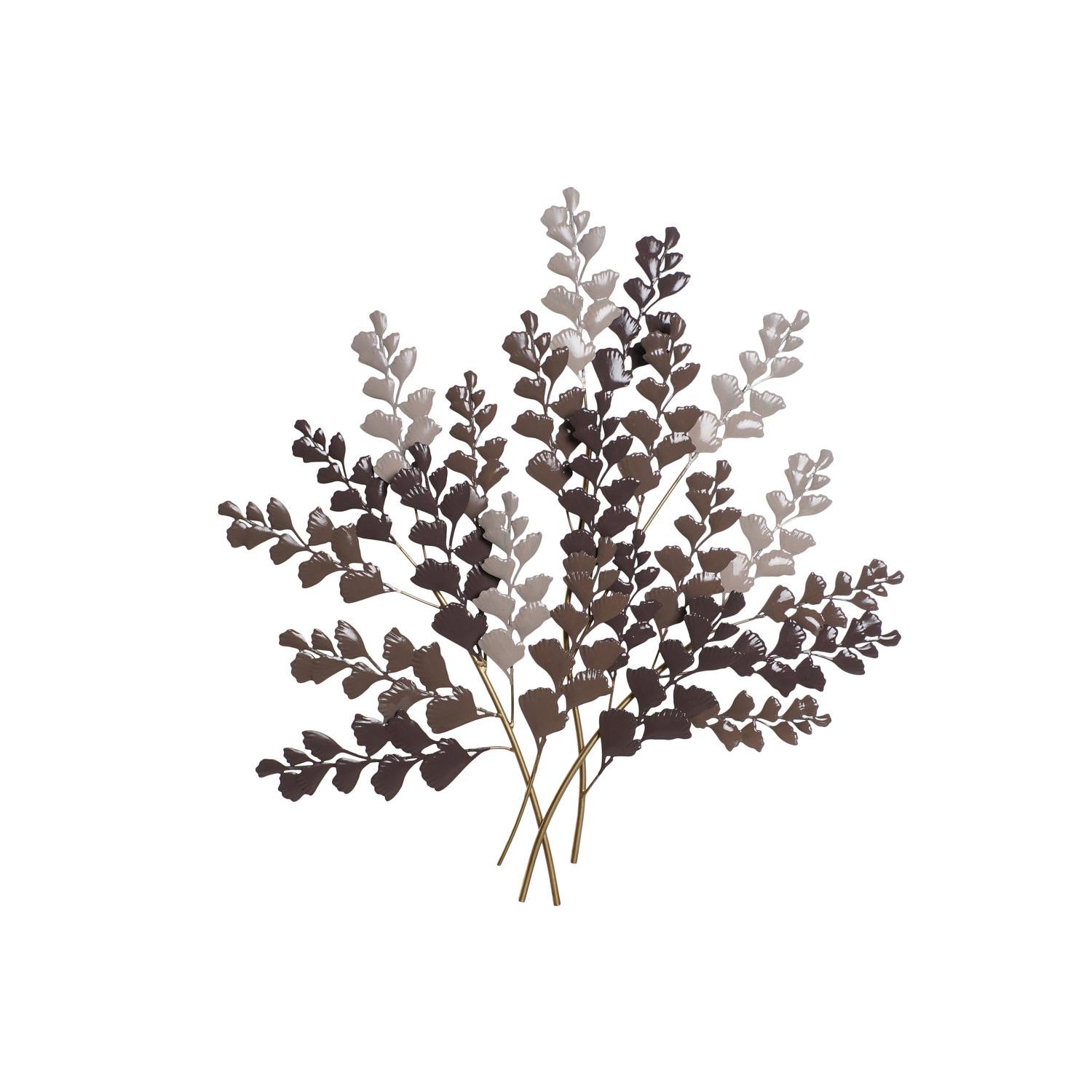 Decoracion Pared Metal 75,6X7X80 Ramas Beige El mejor complemento para tu hogar -Fijalo-