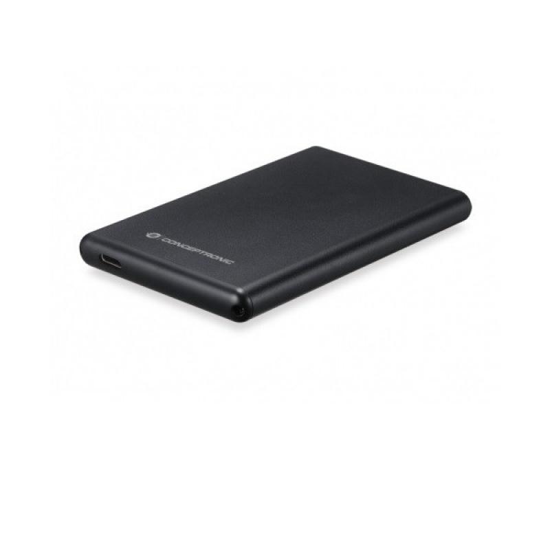 Caja Conceptronic Disco Duro Externo 2.5" USB-C/USB 3.1 Negro