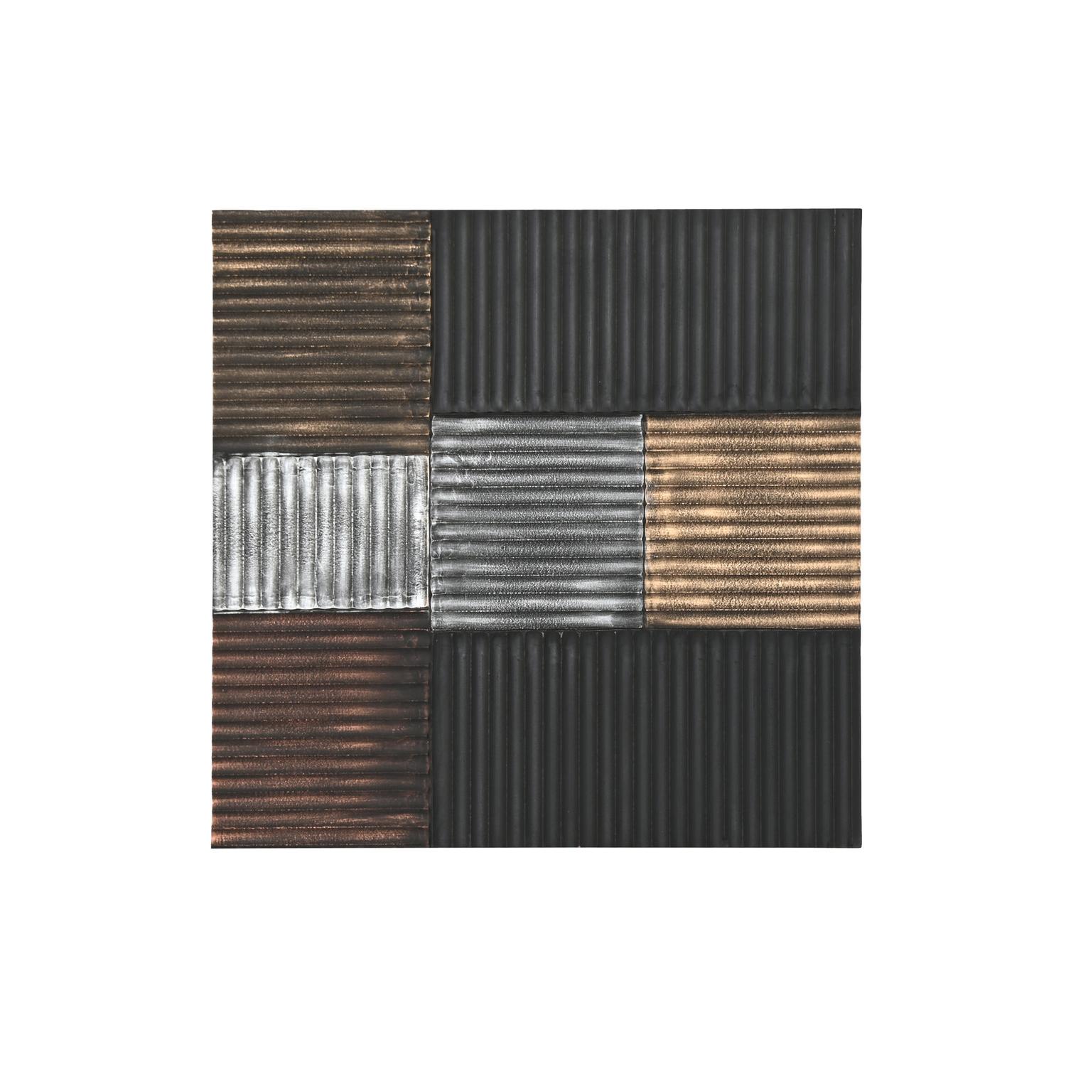 Decoracion Pared Mdf 91X3X91 Moderno 3D Negro El mejor complemento para tu hogar  -Fijalo-