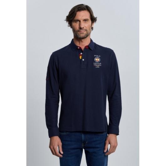 Polo Valecuatro escudo España azul marino