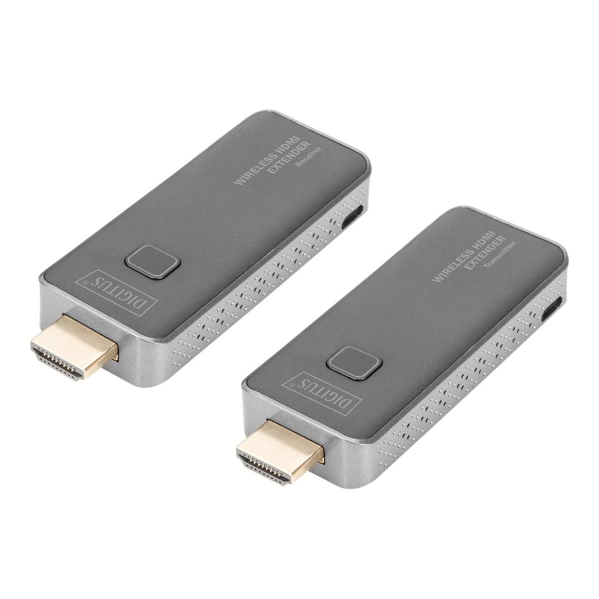 Digitus | Kit extensor HDMI inalámbrico, 50 m | DS-55318