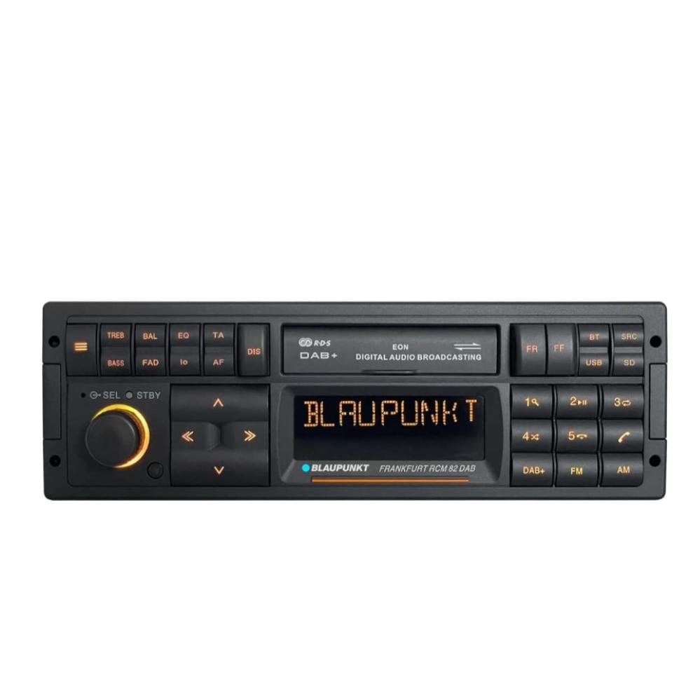 Autorradio Blaupunkt FRANKFURT RCM82 DAB - Calidad de Sonido, Manos Libres Bluetooth y Audio, USB, AUX
