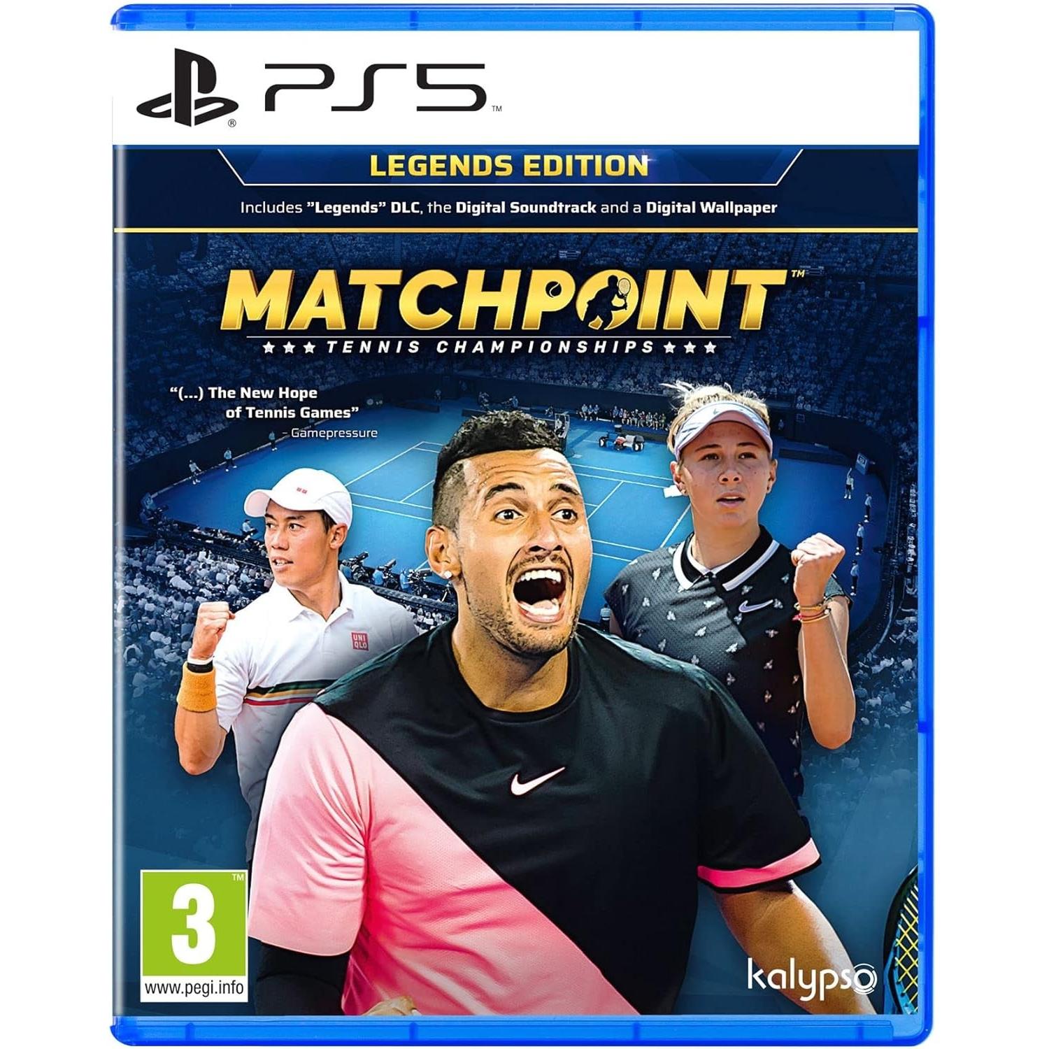 Matchpoint: Tennis Championships Legends Edition Juego para Consola PlayStation 5 PS5 PAL IT