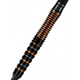 Dardos Harrows Noble de tungsteno 90% con diseño pionero y agarre - Juego de dardos de punta de plástico.